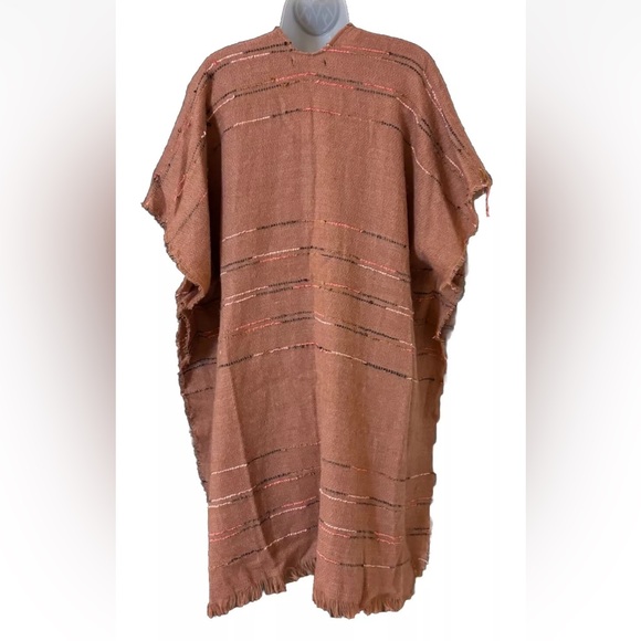NWT Do Everything In Love Boho Southwest Kimono Striped One Size Fringe - Picture 2 of 7